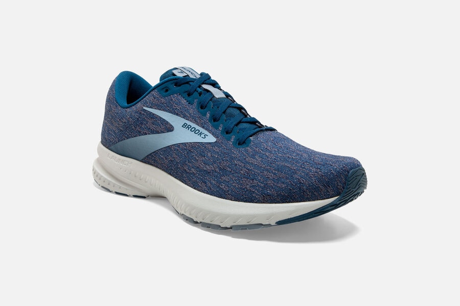 Brooks Running Shoes Mens Blue - Launch 7 Road - 7385-EZTGM